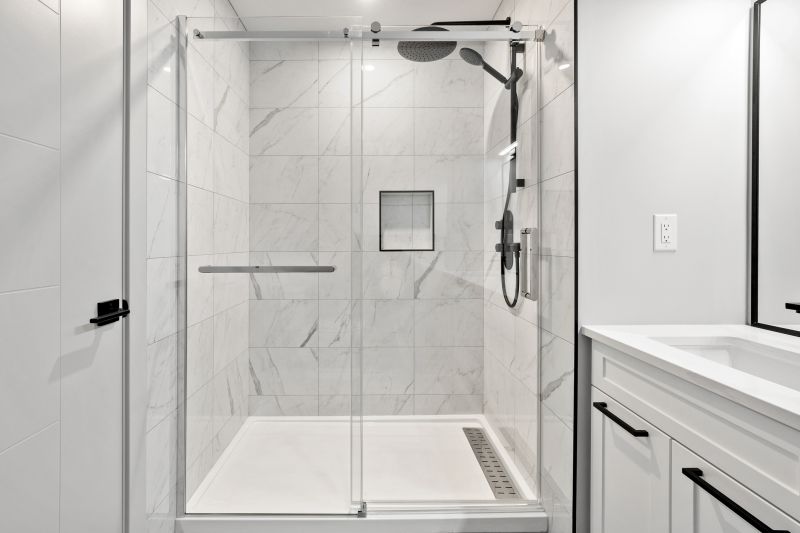 Luxury Shower with Multiple Heads
